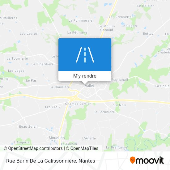 Rue Barin De La Galissonnière plan