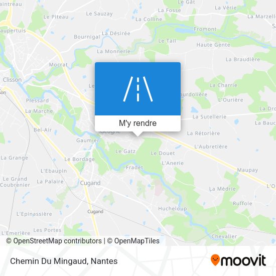Chemin Du Mingaud plan