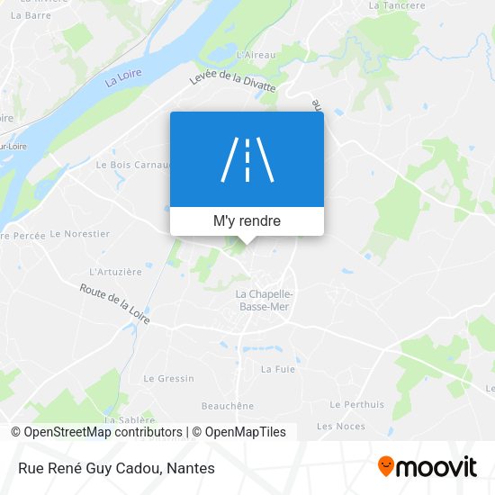 Rue René Guy Cadou plan