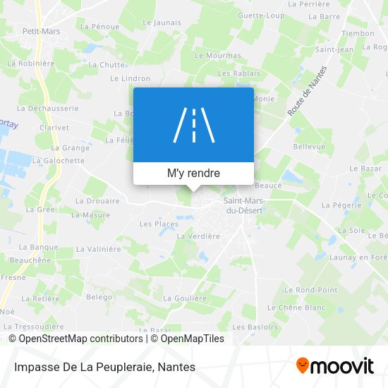 Impasse De La Peupleraie plan