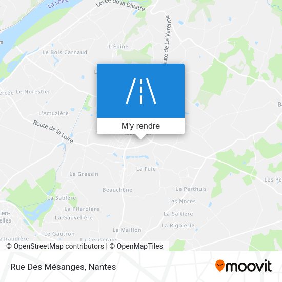 Rue Des Mésanges plan