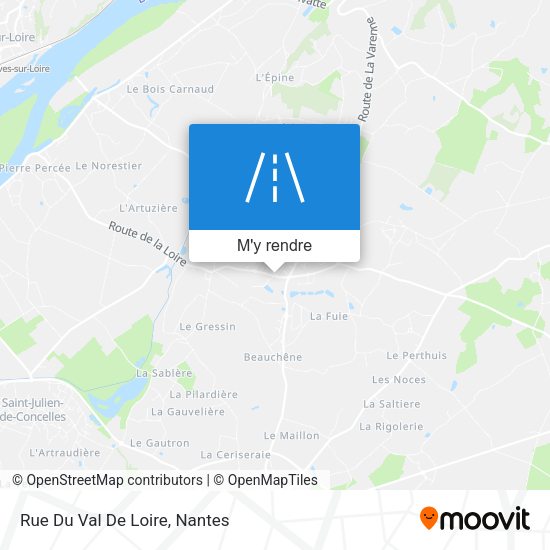 Rue Du Val De Loire plan