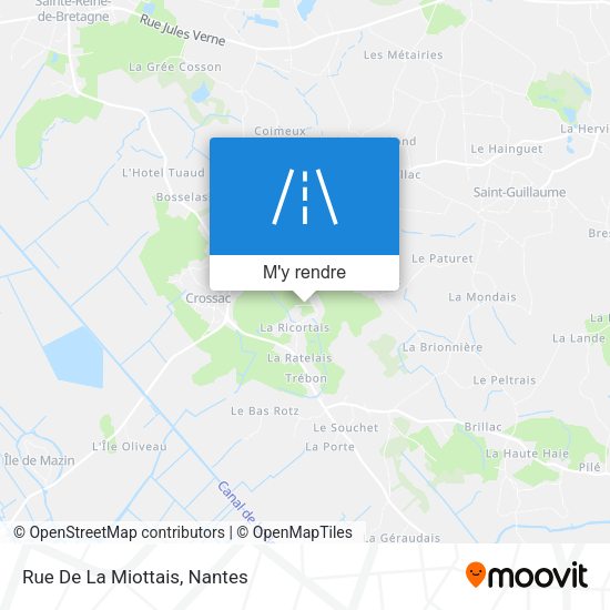 Rue De La Miottais plan