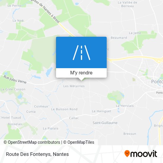 Route Des Fontenys plan