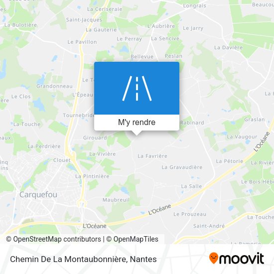 Chemin De La Montaubonnière plan