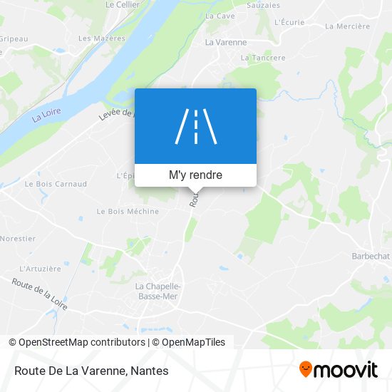 Route De La Varenne plan