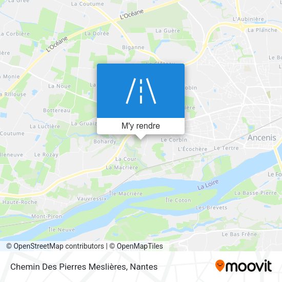 Chemin Des Pierres Meslières plan