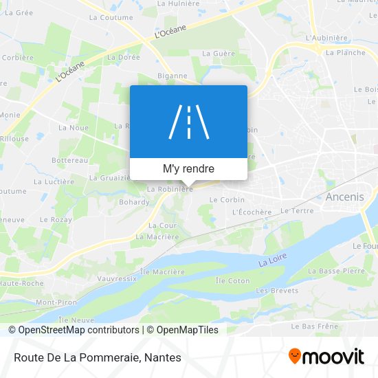 Route De La Pommeraie plan