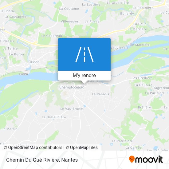 Chemin Du Gué Rivière plan