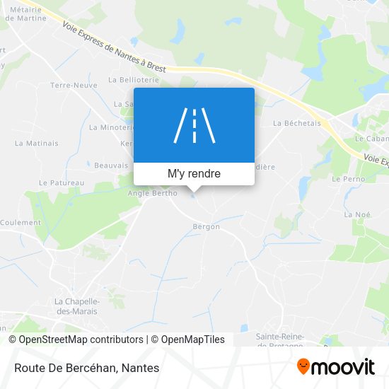 Route De Bercéhan plan