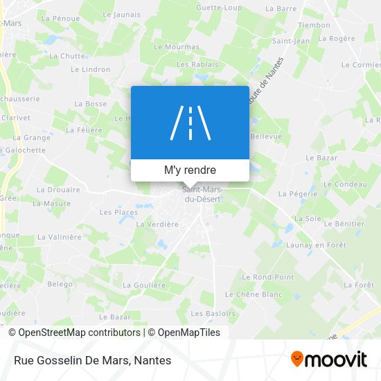 Rue Gosselin De Mars plan