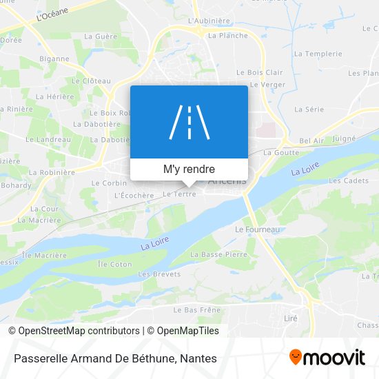 Passerelle Armand De Béthune plan