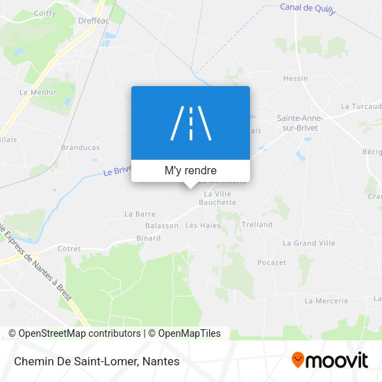 Chemin De Saint-Lomer plan