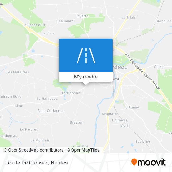 Route De Crossac plan