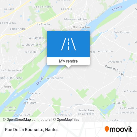 Rue De La Boursette plan