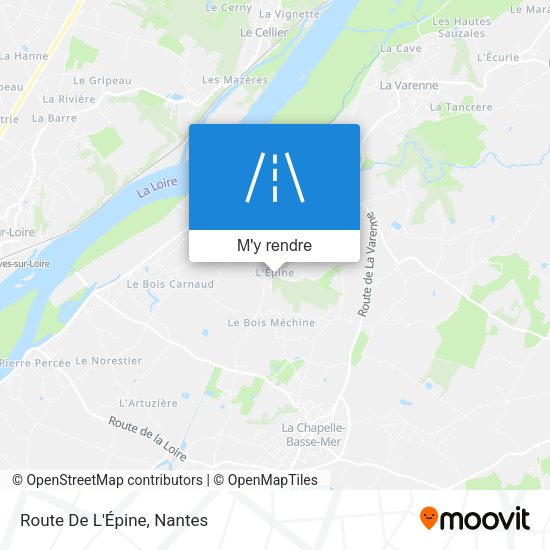 Route De L'Épine plan