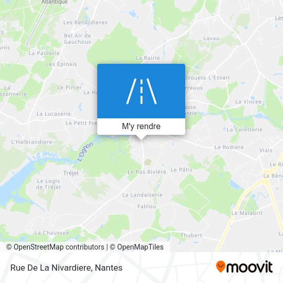 Rue De La Nivardiere plan