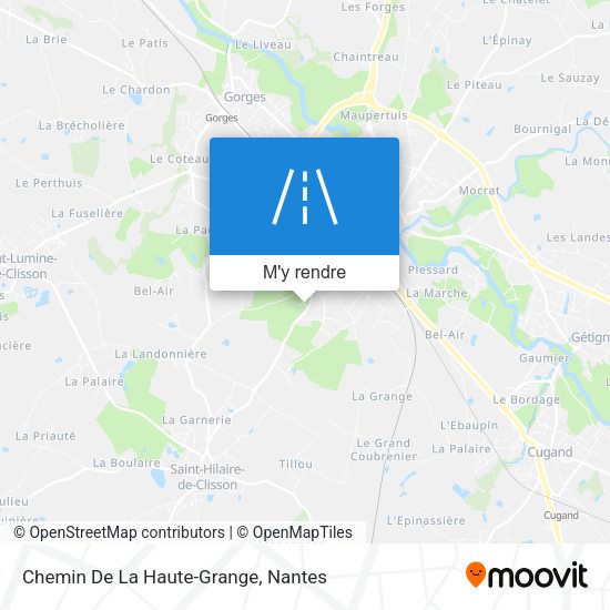 Chemin De La Haute-Grange plan