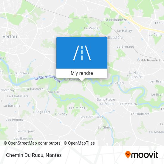 Chemin Du Ruau plan