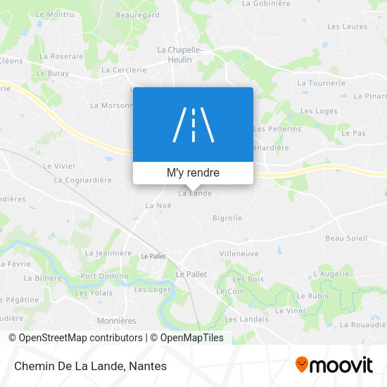 Chemin De La Lande plan