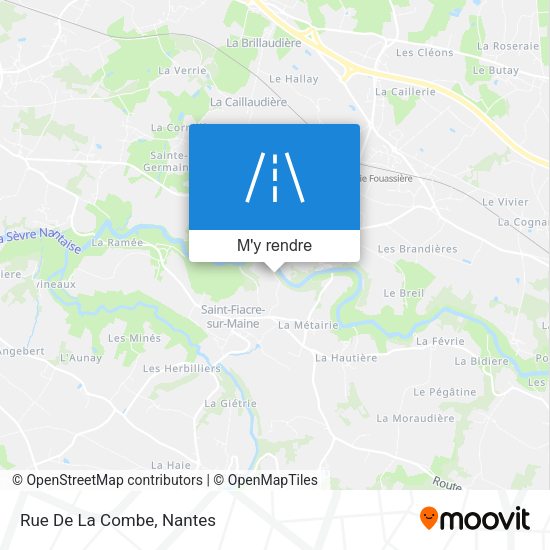 Rue De La Combe plan