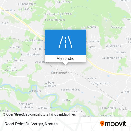 Rond-Point Du Verger plan