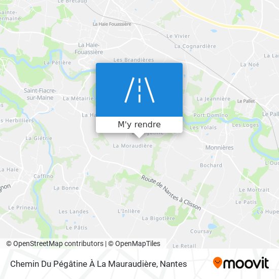 Chemin Du Pégâtine À La Mauraudière plan