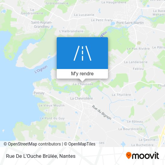 Rue De L'Ouche Brûlée plan
