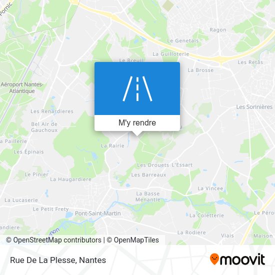 Rue De La Plesse plan