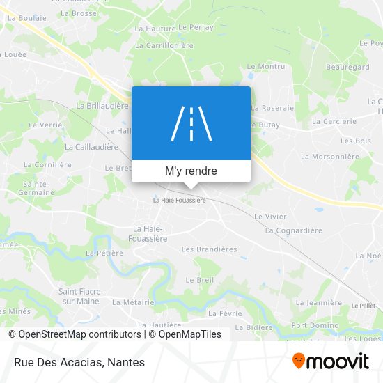 Rue Des Acacias plan