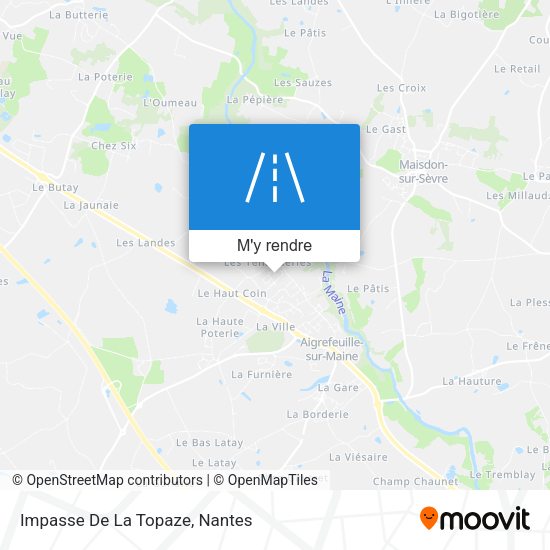 Impasse De La Topaze plan