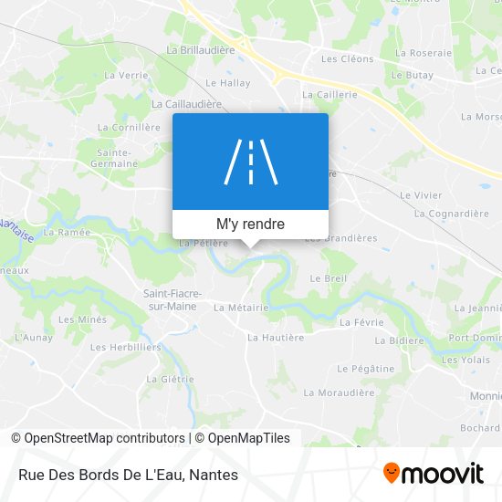 Rue Des Bords De L'Eau plan