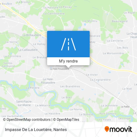 Impasse De La Louetière plan