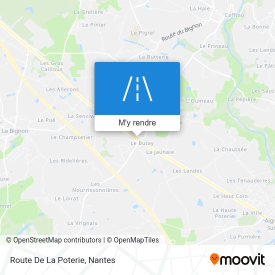 Route De La Poterie plan