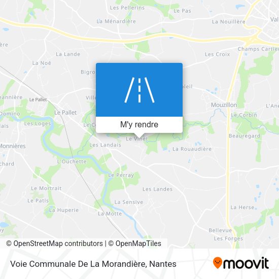 Voie Communale De La Morandière plan