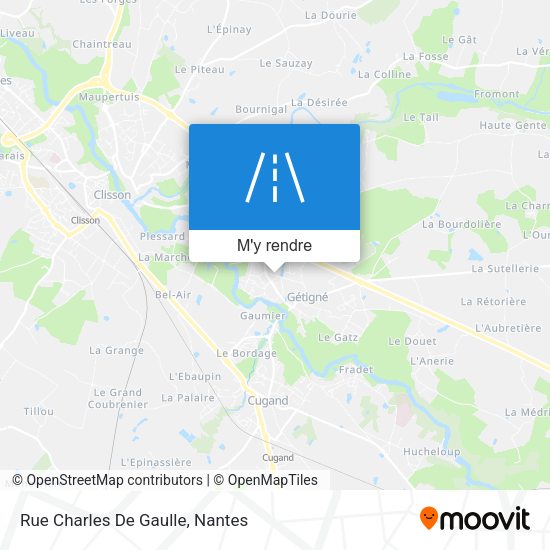 Rue Charles De Gaulle plan
