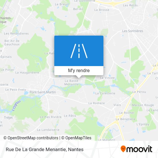 Rue De La Grande Menantie plan