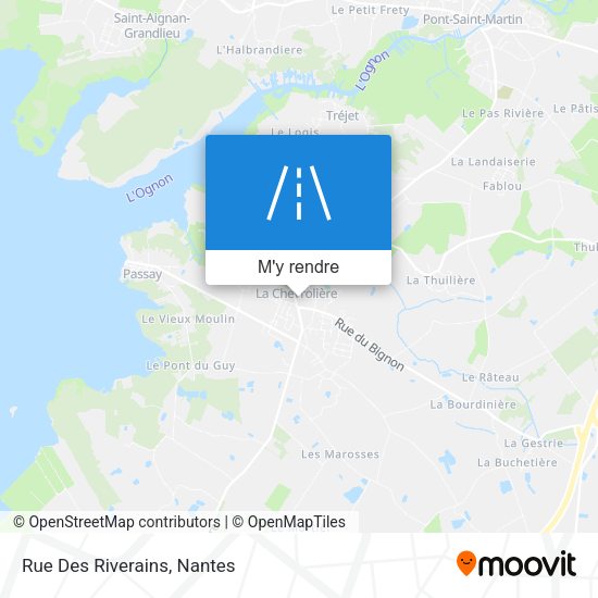 Rue Des Riverains plan