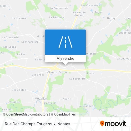 Rue Des Champs Fougeroux plan