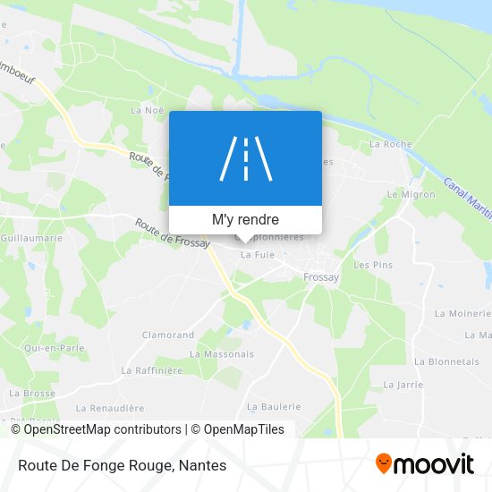 Route De Fonge Rouge plan