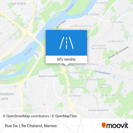 Rue De L'Île Chaland plan