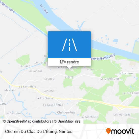 Chemin Du Clos De L'Étang plan