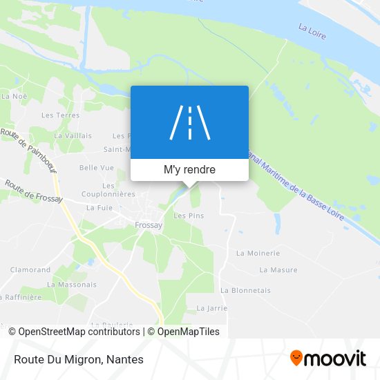 Route Du Migron plan