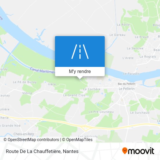 Route De La Chauffetière plan