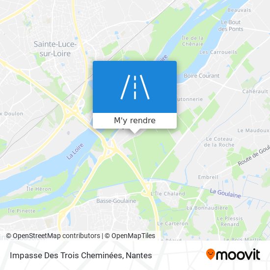 Impasse Des Trois Cheminées plan