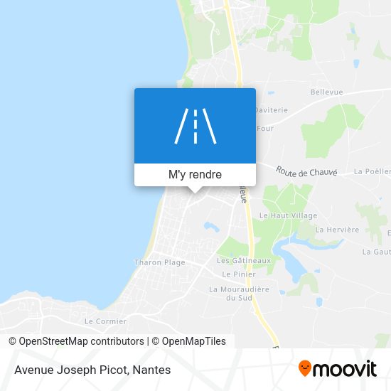 Avenue Joseph Picot plan