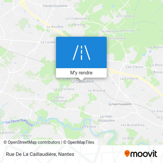 Rue De La Caillaudière plan