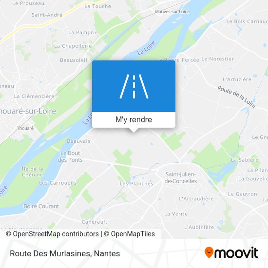 Route Des Murlasines plan