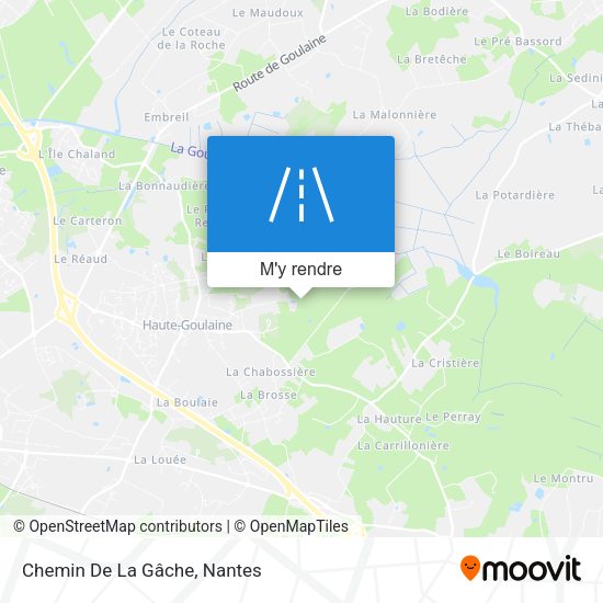 Chemin De La Gâche plan