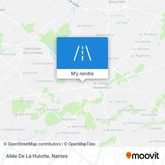 Allée De La Hulotte plan